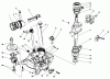 Toro 30112 - Mid-Size Proline Gear Traction Unit, 12.5 hp, 1986 (6000001-6999999) Ersatzteile CRANKCASE ASSEMBLY