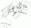 Toro 30112 - Mid-Size Proline Gear Traction Unit, 12.5 hp, 1986 (6000001-6999999) Ersatzteile GOVERNOR ASSEMBLY