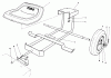 Toro 30112 - Mid-Size Proline Gear Traction Unit, 12.5 hp, 1986 (6000001-6999999) Ersatzteile SULKY KIT MODEL NO. 30122 (OPTIONAL)