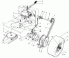 Toro 30112 - Mid-Size Proline Gear Traction Unit, 12.5 hp, 1990 (0000001-0999999) Ersatzteile AXLE ASSEMBLY