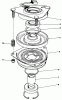Toro 30112 - Mid-Size Proline Gear Traction Unit, 12.5 hp, 1990 (0000001-0999999) Ersatzteile CLUTCH ASSEMBLY NO. 54-3200