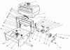 Toro 30112 - Mid-Size Proline Gear Traction Unit, 12.5 hp, 1990 (0000001-0999999) Ersatzteile FRAME ASSEMBLY