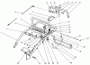 Toro 30112 - Mid-Size Proline Gear Traction Unit, 12.5 hp, 1990 (0000001-0999999) Ersatzteile HANDLE ASSEMBLY