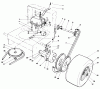 Toro 30113 - Mid-Size Proline Gear Traction Unit, 8 hp, 1986 (6000001-6999999) Ersatzteile AXLE ASSEMBLY