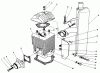 Toro 30113 - Mid-Size Proline Gear Traction Unit, 8 hp, 1989 (9000001-9999999) Ersatzteile CYLINDER & MUFFLER ASSEMBLY