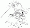 Toro 30113 - Mid-Size Proline Gear Traction Unit, 8 hp, 1989 (9000001-9999999) Ersatzteile HANDLE ASSEMBLY