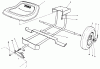 Toro 30113 - Mid-Size Proline Gear Traction Unit, 8 hp, 1989 (9000001-9999999) Ersatzteile SULKY KIT MODEL NO. 30122 (OPTIONAL)
