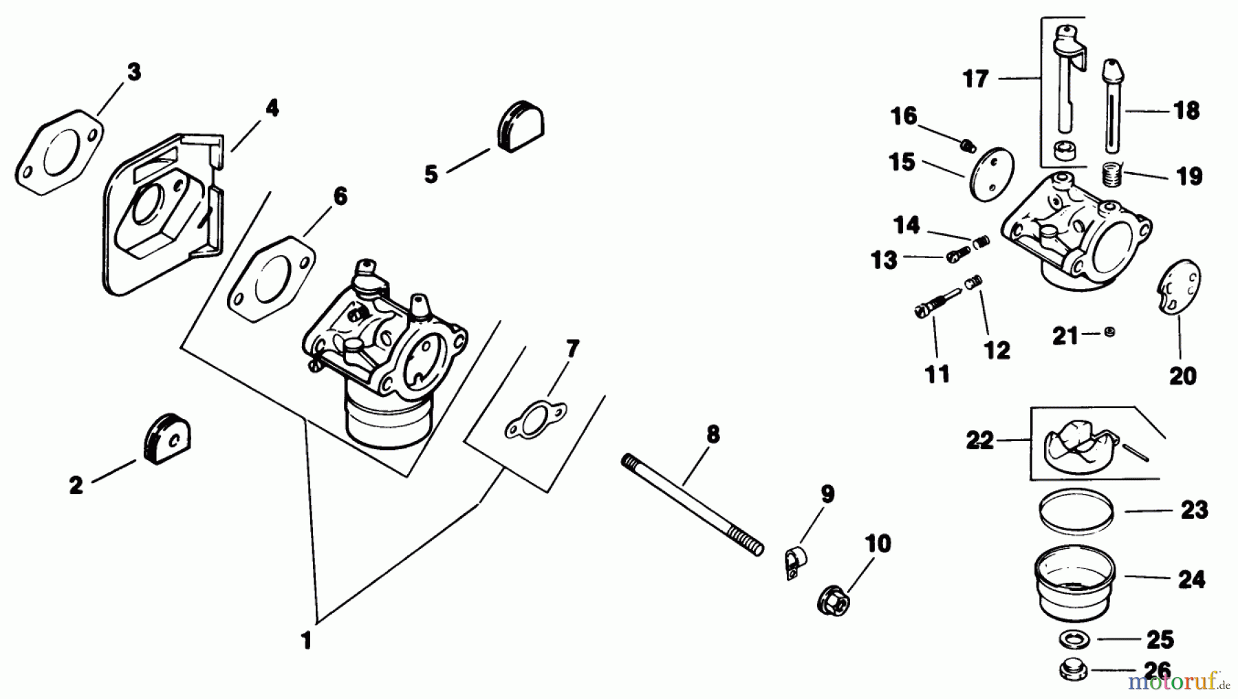 Toro Neu Mowers, Drive Unit Only 30114 - Toro Mid-Size Proline Gear Traction Unit, 14 hp, 1991 (1000001-1999999) FUEL SYSTEM-ENGINE KOHLER MODEL NO. CV14 T-1412