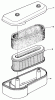 Toro 30115 - Mid-Size Proline Gear Traction Unit, 12.5 hp, 1989 (9000001-9999999) Ersatzteile AIR CLEANER ASSEMBLY