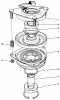 Toro 30115 - Mid-Size Proline Gear Traction Unit, 12.5 hp, 1989 (9000001-9999999) Ersatzteile CLUTCH ASSEMBLY NO. 54-3200