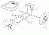Toro 30115 - Mid-Size Proline Gear Traction Unit, 12.5 hp, 1990 (0000001-0999999) Ersatzteile SULKY KIT MODEL NO. 30122 (OPTIONAL)