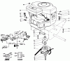 Toro 30116 - Mid-Size Proline Gear Traction Unit, 16 hp, 1986 (6000001-6999999) Ersatzteile ENGINE ASSEMBLY