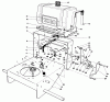 Toro 30116 - Mid-Size Proline Gear Traction Unit, 16 hp, 1987 (7000001-7999999) Ersatzteile FRAME ASSEMBLY