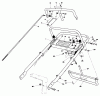 Toro 30116 - Mid-Size Proline Gear Traction Unit, 16 hp, 1987 (7000001-7999999) Ersatzteile HANDLE ASSEMBLY