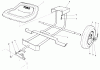 Toro 30116 - Mid-Size Proline Gear Traction Unit, 16 hp, 1987 (7000001-7999999) Ersatzteile SULKY KIT MODEL NO. 30122 (OPTIONAL)