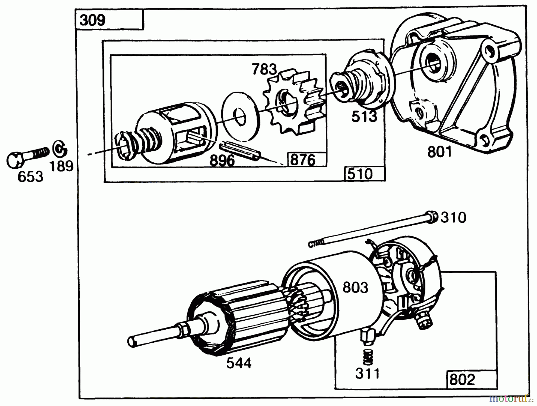 Toro Neu Mowers, Drive Unit Only 30116 - Toro Mid-Size Proline Gear Traction Unit, 16 hp, 1988 (8000001-8999999) ENGINE BRIGGS & STRATTON #2