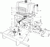 Toro 30116 - Mid-Size Proline Gear Traction Unit, 16 hp, 1988 (8000001-8999999) Ersatzteile FRAME ASSEMBLY
