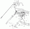 Toro 30116 - Mid-Size Proline Gear Traction Unit, 16 hp, 1988 (8000001-8999999) Ersatzteile HANDLE ASSEMBLY