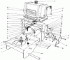 Toro 30116 - Mid-Size Proline Gear Traction Unit, 16 hp, 1989 (9000001-9999999) Ersatzteile FRAME ASSEMBLY