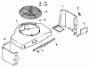 Toro 30117 - Mid-Size Proline Gear Traction Unit, 16 hp, 1990 (0000001-0999999) Ersatzteile BAFFLES & SHROUD-ENGINE KOHLER MODEL NO. MV16S-TYPE 56511