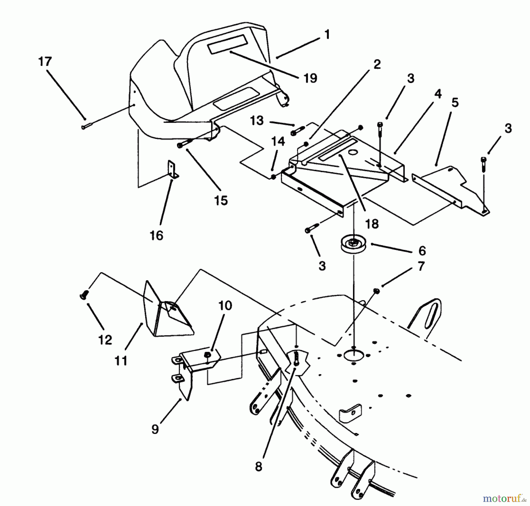 Toro Neu Accessories, Mower 07-42VY01 - Toro Easy Twin 42
