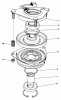 Toro 30117 - Mid-Size Proline Gear Traction Unit, 16 hp, 1991 (1000001-1999999) Ersatzteile CLUTCH ASSEMBLY NO. 54-3200
