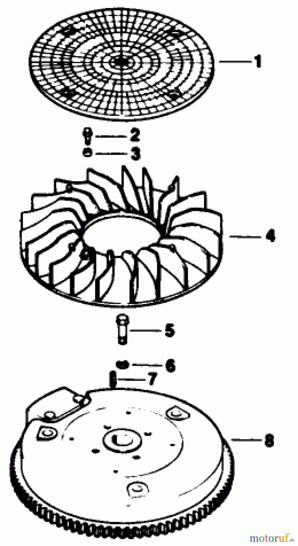 Toro Neu Mowers, Drive Unit Only 30117 - Toro Mid-Size Proline Gear Traction Unit, 16 hp, 1991 (1000001-1999999) FLYWHEEL-ENGINE KOHLER MODEL NO. MV16S-TYPE 56511