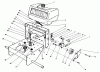 Toro 30117 - Mid-Size Proline Gear Traction Unit, 16 hp, 1991 (1000001-1999999) Ersatzteile FRAME ASSEMBLY