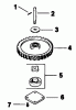 Toro 30117 - Mid-Size Proline Gear Traction Unit, 16 hp, 1991 (1000001-1999999) Ersatzteile OIL PUMP-ENGINE KOHLER MODEL NO. MV16S-TYPE 56511