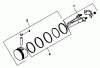 Toro 30117 - Mid-Size Proline Gear Traction Unit, 16 hp, 1991 (1000001-1999999) Ersatzteile PISTON & ROD-ENGINE KOHLER MODEL NO. MV16S-TYPE 56511