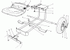 Toro 30117 - Mid-Size Proline Gear Traction Unit, 16 hp, 1991 (1000001-1999999) Ersatzteile SULKY KIT MODEL NO 30122 (OPTIONAL)