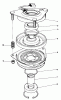 Toro 30156 - Mid-Size Proline Gear Traction Unit, 12.5 hp, 1991 (100001-199999) Ersatzteile CLUTCH ASSEMBLY NO. 54-3200