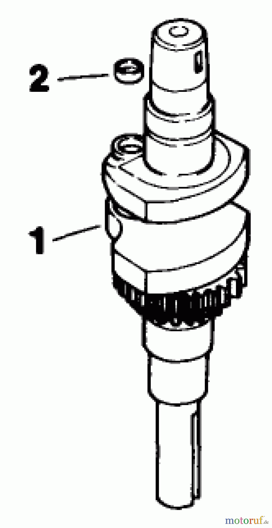 Toro Neu Mowers, Drive Unit Only 30156 - Toro Mid-Size Proline Gear Traction Unit, 12.5 hp, 1991 (100001-199999) CRANKSHAFT-ENGINE KOHLER MODEL CV12.5T SPEC. NO. 1254