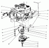 Toro 30156 - Mid-Size Proline Gear Traction Unit, 12.5 hp, 1991 (100001-199999) Ersatzteile ENGINE ASSEMBLY