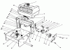 Toro 30156 - Mid-Size Proline Gear Traction Unit, 12.5 hp, 1991 (100001-199999) Ersatzteile FRAME ASSEMBLY