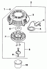 Toro 30156 - Mid-Size Proline Gear Traction Unit, 12.5 hp, 1991 (100001-199999) Ersatzteile STARTING SYSTEM-ENGINE KOHLER MODEL CV12.5T SPEC. NO. 1254