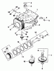 Toro 30156 - Mid-Size Proline Gear Traction Unit, 12.5 hp, 1992 (200001-299999) Ersatzteile CRANKCASE-ENGINE-KOHLER MODEL CV12.5T SPEC. NO. 1254