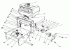 Toro 30156 - Mid-Size Proline Gear Traction Unit, 12.5 hp, 1992 (200001-299999) Ersatzteile FRAME ASSEMBLY
