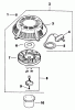 Toro 30156 - Mid-Size Proline Gear Traction Unit, 12.5 hp, 1992 (200001-299999) Ersatzteile STARTER SYSTEM-ENGINE-KOHLER MODEL CV12.5T SPEC. NO. 1254