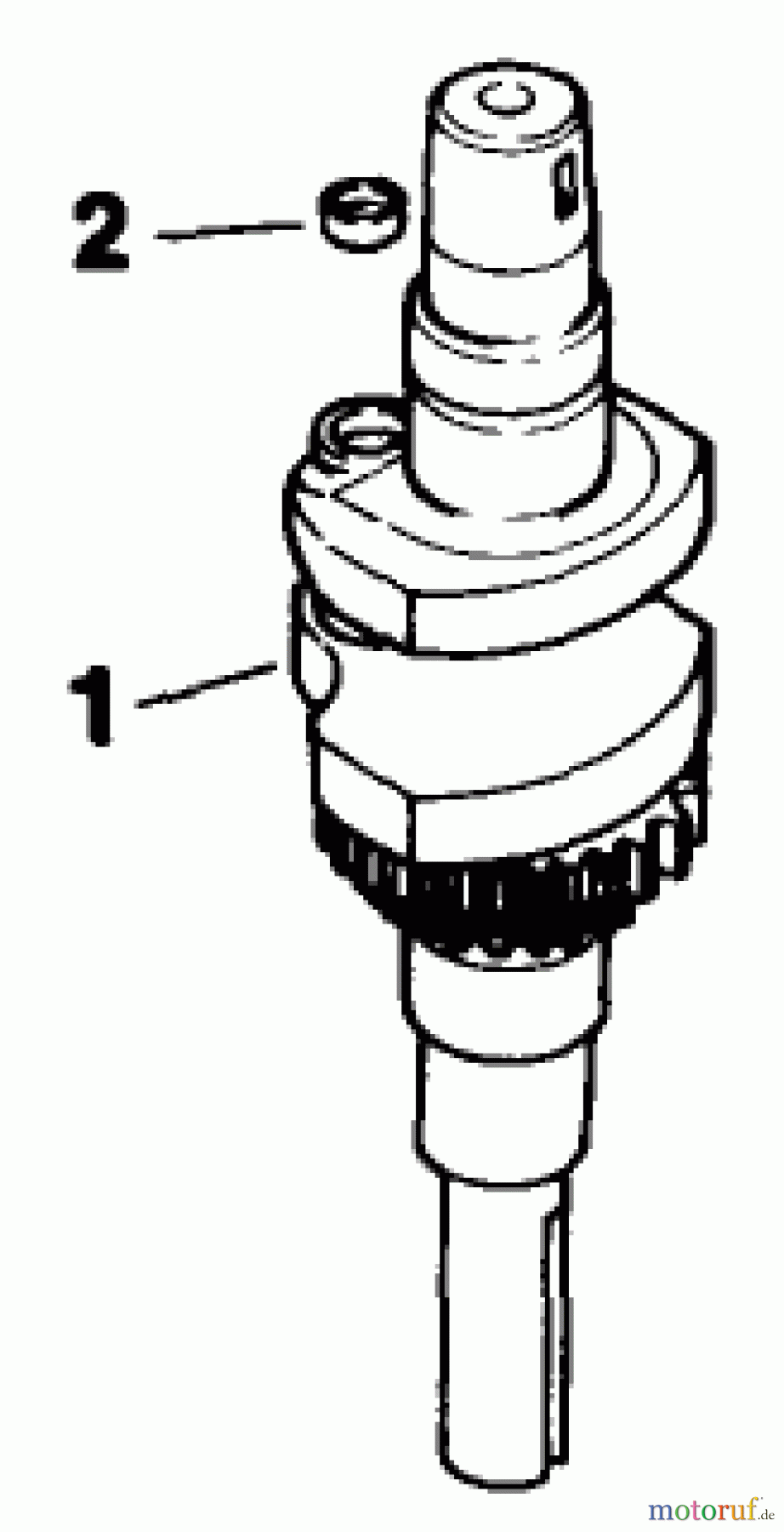  Toro Neu Mowers, Drive Unit Only 30156 - Toro Mid-Size Proline Gear Traction Unit, 12.5 hp, 1993 (390001-399999) CRANKSHAFT-ENGINE KOHLER-MODEL CV12.5T SPEC. NO. 1254