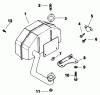 Toro 30156 - Mid-Size Proline Gear Traction Unit, 12.5 hp, 1993 (390001-399999) Ersatzteile EXHAUST-ENGINE KOHLER-MODEL CV12.5T SPEC. NO. 1254
