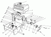 Toro 30156 - Mid-Size Proline Gear Traction Unit, 12.5 hp, 1993 (390001-399999) Ersatzteile FRAME ASSEMBLY