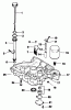 Toro 30156 - Mid-Size Proline Gear Traction Unit, 12.5 hp, 1993 (390001-399999) Ersatzteile OIL PAN/LUBRICATION-ENGINE KOHLER-MODEL CV12.5T SPEC. NO. 1254