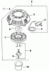 Toro 30156 - Mid-Size Proline Gear Traction Unit, 12.5 hp, 1993 (390001-399999) Ersatzteile STARTING SYSTEM-ENGINE KOHLER-MODEL CV12.5T SPEC. NO. 1254