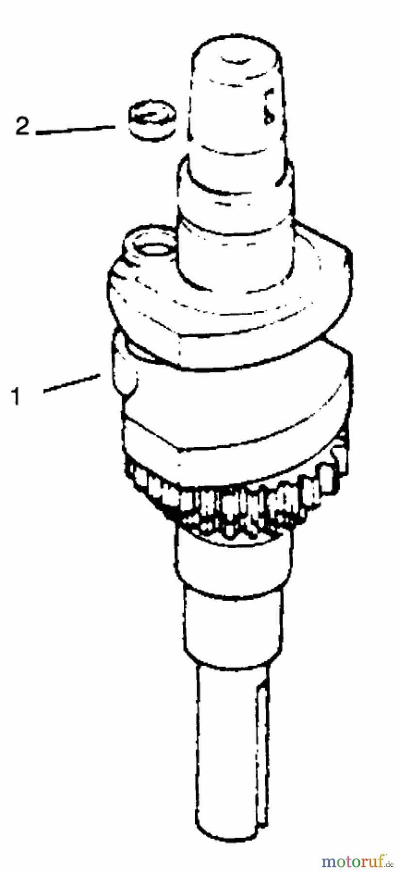  Toro Neu Mowers, Drive Unit Only 30156 - Toro Mid-Size Proline Gear Traction Unit, 12.5 hp, 1994 (490001-499999) CRANKSHAFT-ENGINE KOHLER MODEL NO. CV12.5T-1254