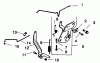 Toro 30157 - Mid-Size Proline Gear Traction Unit, 12.5 hp, 1994 (490001-499999) Ersatzteile ENGINE CONTROL-ENGINE KOHLER MODEL NO. CV12.5T-1254