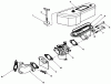 Toro 30165 - Mid-Size Proline Gear Traction Unit, 12.5 hp, 1991 (1000001-1999999) Ersatzteile AIR CLEANER & CARBURETOR ASSEMBLY