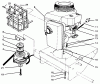 Toro 30165 - Mid-Size Proline Gear Traction Unit, 12.5 hp, 1995 (5900001-5999999) Ersatzteile ENGINE & CLUTCH ASSEMBLY
