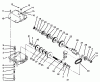 Toro 30165 - Mid-Size Proline Gear Traction Unit, 12.5 hp, 1995 (5900001-5999999) Ersatzteile PEERLESS TRANSMISSION MODEL NO. 700-039