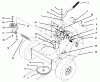 Toro 30165 - Mid-Size Proline Gear Traction Unit, 12.5 hp, 1995 (5900001-5999999) Ersatzteile TRANSMISSION, IDLER, DRIVE PULLEYS & DRIVE BELT